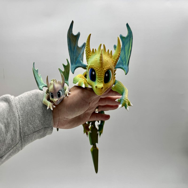 Ryuu full articulated flexi winged dragon