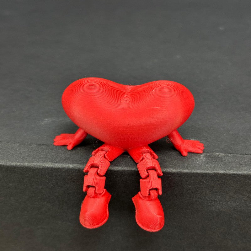 Flexi Articulated heart shelf sitter