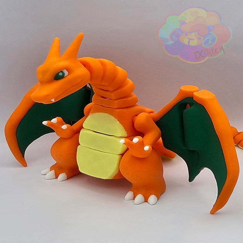 Charizard Pokeman Flexi Dragon