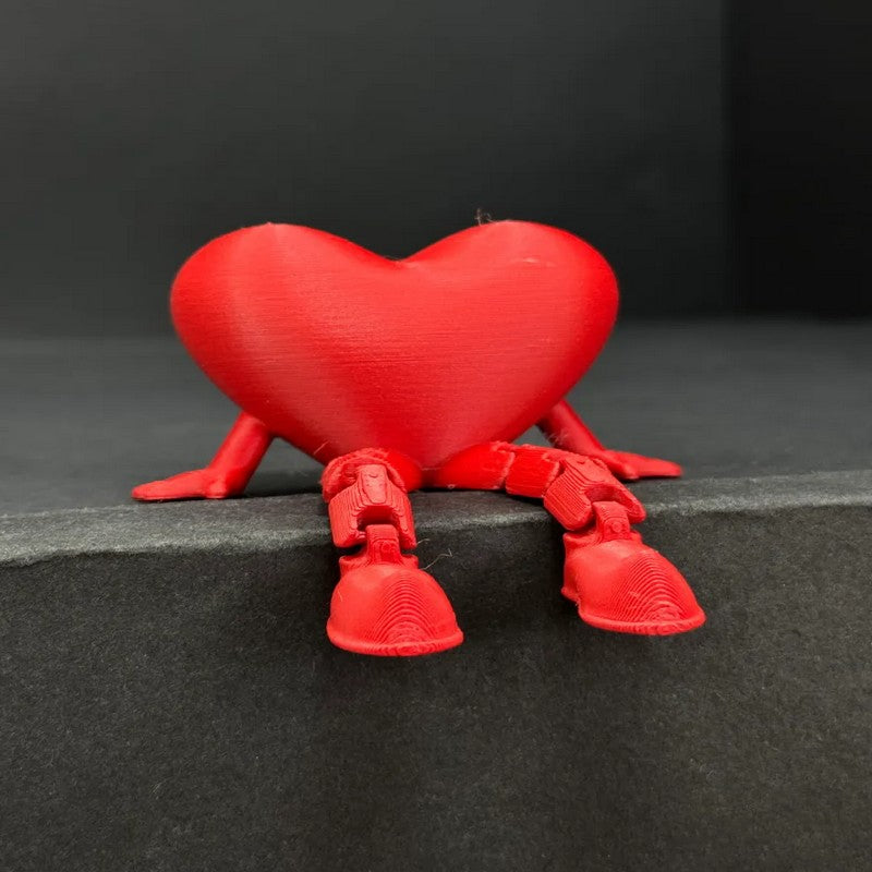 Flexi Articulated heart shelf sitter