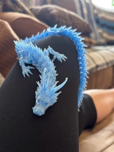 MEDIUM FLEXI ARTICULATED DRAGON 11.81 in